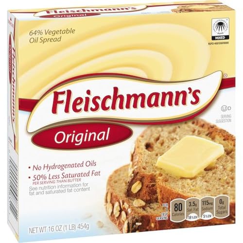 Fleischmann\'s Original Margarine Sticks, 1 lb (18 Pack) - Ideal for Baking, Cooking & Butter Alternative