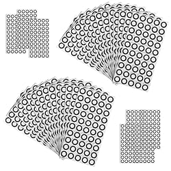 KongTiva 1850 Pcs 3D Scanning Marker for 3D Scanners, High Reflective Adhesive Positioning Dots and Marking Points 1500 + 350 PCS Stickers for Enhanced 3D Scan Precision (6mm & 3m…