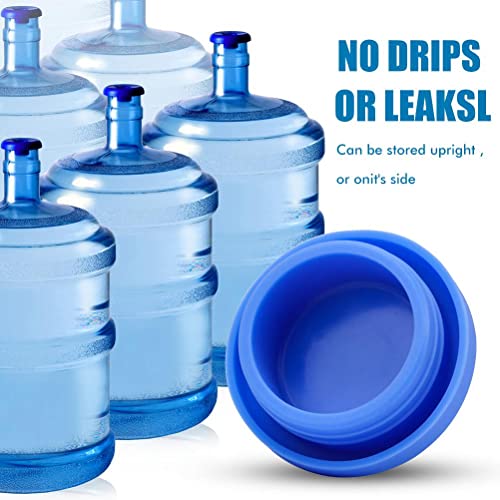 Tampa do dispensador de água, galão de garrafa de água, tampa de silicone de substituição reutilizáv