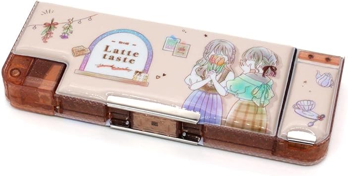 Amazon Co Jp クラックス 筆箱 小学生 ソフト ペンケース 女の子 向け ラテテイストガールズ 両面開き一年生 二年生 新入学 新学期 プレゼント 文房具 オフィス用品