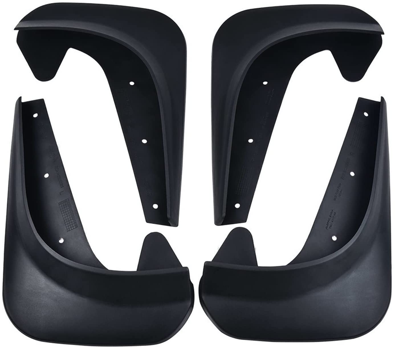Auto Fender 4 pz/Set Universale Auto Anteriore Posteriore Paraspruzzi Paraspruzzi Paraspruzzi per La Maggior Parte dei Veicoli Parafango Parafango