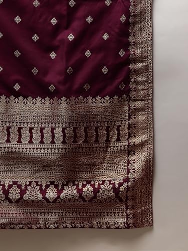 Image of Vaamsi Women's Chanderi Ethnic Motifs Woven Design Straight Kurta Pant With Dupatta With Cotton Inner