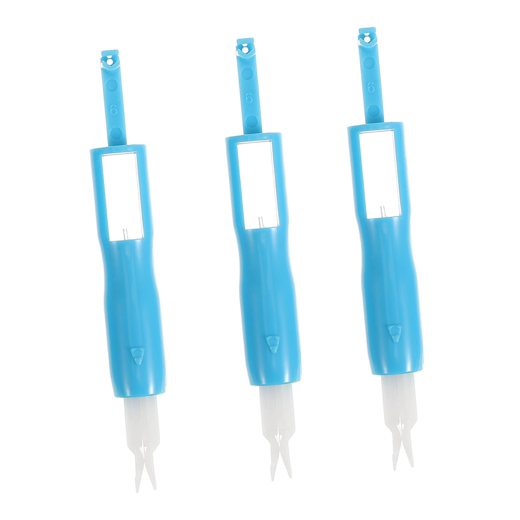 ERINGOGO 3Pcs Automatic Needle Threader Tool for Sewing Machines Convenient Needle Insertion and Threading Durable and Design for Multi Functional Household Use