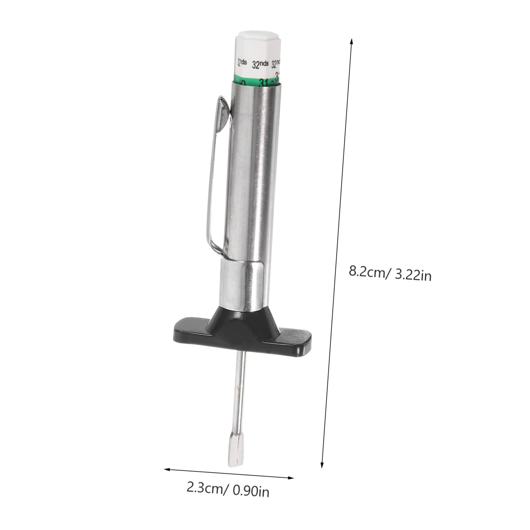 CHILDWEET Car Tire Tread Depth Gauge Tool 10pcs Tire Tread Gauges for Accurate Measurement 0-25mm Range