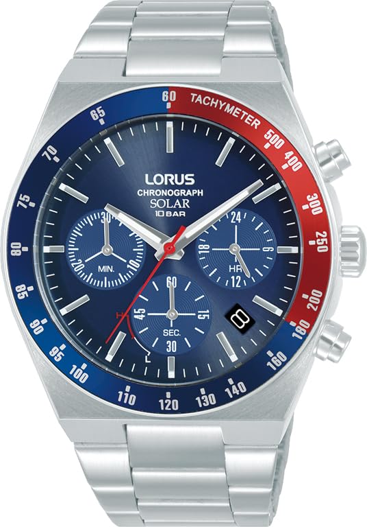Lorus Reloj Analógico para Hombres de Cuarzo con Correa en Acero Inoxidable RZ521AX9