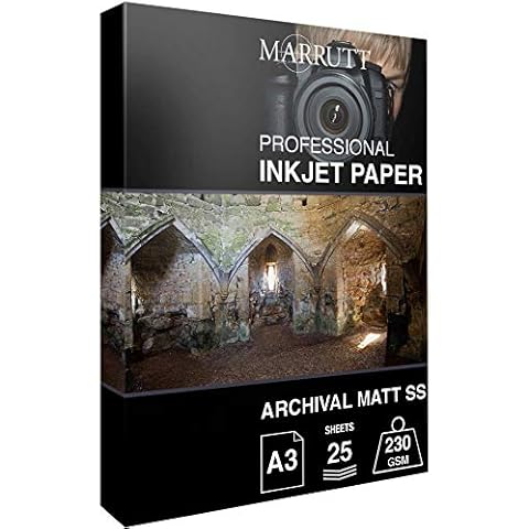 Marrutt 230gsm Archival Matt Inkjet Paper A3 Cover