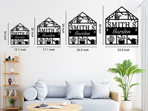 Custom Metal Greenhouse Sign, Personalized Hanging Garden Sign, Personalized Garden Signs, Personalized Garden Decor For Outside, Garden Signs Decorative Outdoor, Custom Metal Garden Sign, Grandma's Garden Sign #TOP4