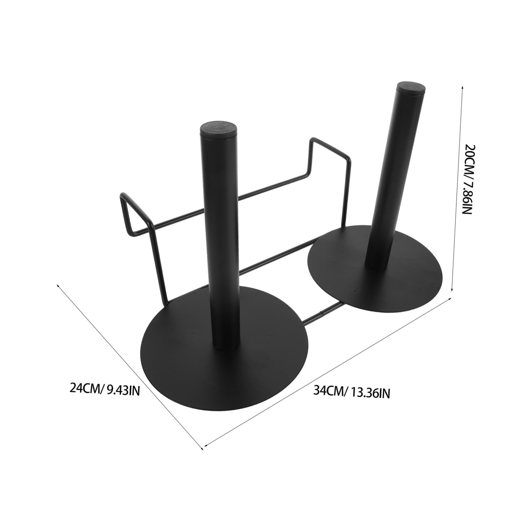Organizador para Bolsas de Plástico Doble Cabezal de Acero Inoxidable, Soporte Colgante Adaptable para Supermercados y Comercios Montaje Sencillo