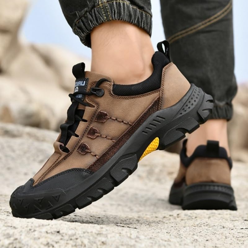 [HeelVirtuosa] メンズ アウトドア ハイキングシューズ 滑り止め 厚底 ハイキング&amp;アウトドアアクティビティ用