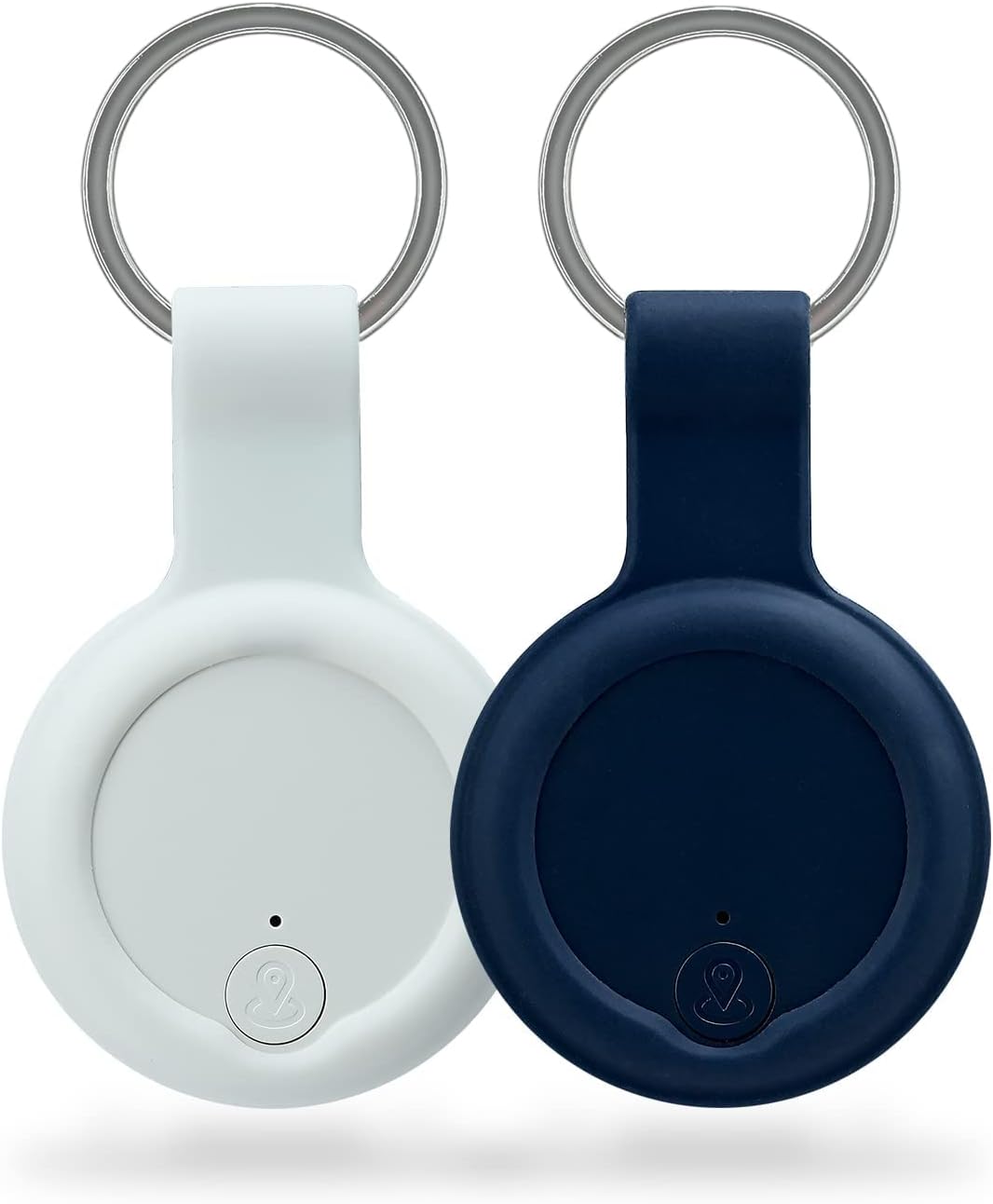 2 Pack Bluetooth Key Finder Locator, Mini Anti Lost Item Finder Tag Key Tracker Alarm For Pet, Key, Key, Wallet, Luggage, Compatible With Ios And Android, Incl Silicone Protective Cases.