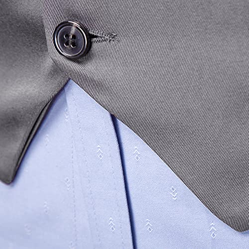 Men's Suit Vest Business Slim Fit Sleeveless Formal Waistcoat Tuxedo Trendy Formal Wedding Prom Blazer Jacket Vests3