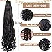 COOKOO 26 Inch French Curly Braiding Hair 9 Packs Pre Stretched Braiding Hair Bouncy Loose Wave Crochet Braids for Black Women Spanish Curls at The Ends Synthetic Hair Extensions 1B/30/27#