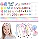 RISVOWO Haarreifen Mädchen, Bastelset Kinder ab 5 Jahre, Bastelset Kindergeburtstag Mädchen Spielzeug, Mädchen Haar-Accessoires-Making Kit, Haarschmuck-Herstellung für Basteln Kinder DIY