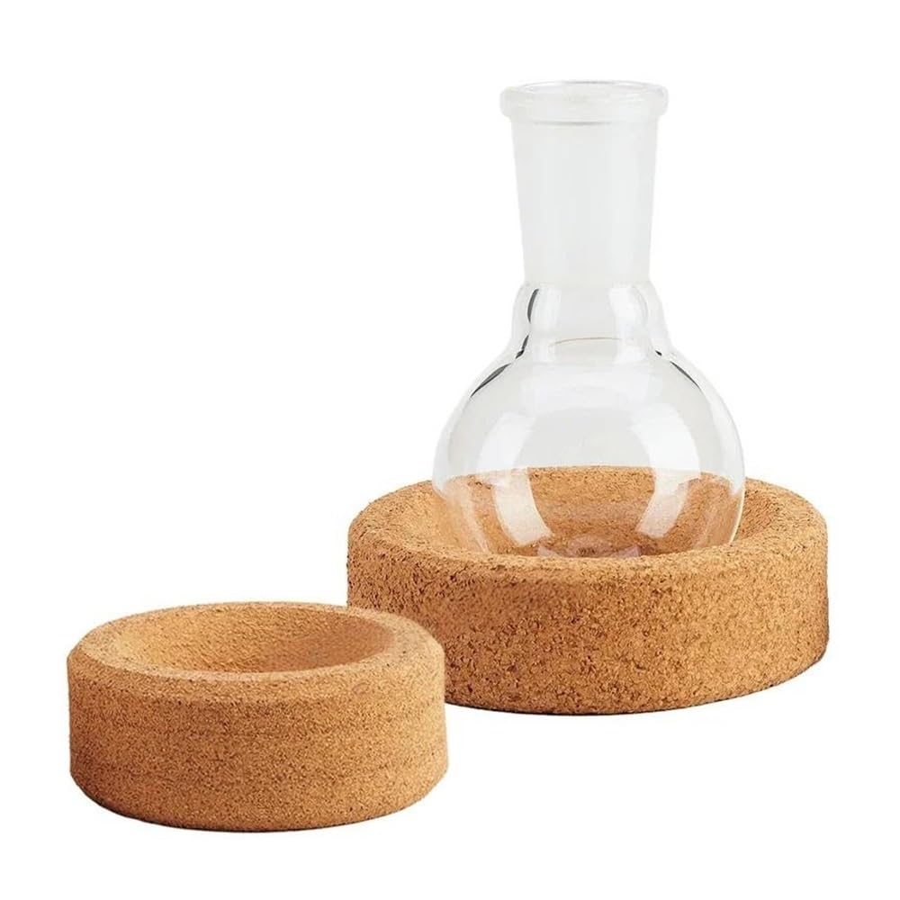 5 soportes de corcho for matraces de laboratorio de 80 mm a 160 mm de diámetro, soporte de fondo redondo for matraces de 50 ml a 250 ml.(160mm)