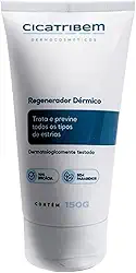 Creme para Estrias Cicatribem 150g - Creme Corporal Previne Estrias e Hidrata com 96% de Eficácia
