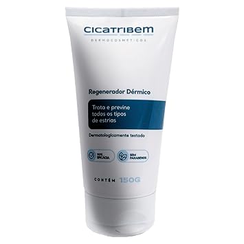 Cicatribem Stretch Mark Cream 150g Dermal Regenerator, Body Moisturizer, Suitable for All Skin Types, Safe for Pregnant Women