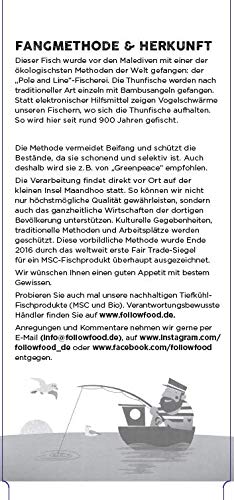 followfish MSC Thunfisch Filets im eigenen Saft, 185 g