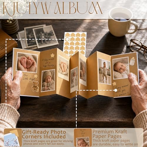 Álbum de recortes DIY cristiano de 4,8 x 7 pulgadas, regalos cristianos para mujeres, 'Dios dice que eres inspiradora', álbum plegable y extensible para fotos y recuerdos miniatura 2