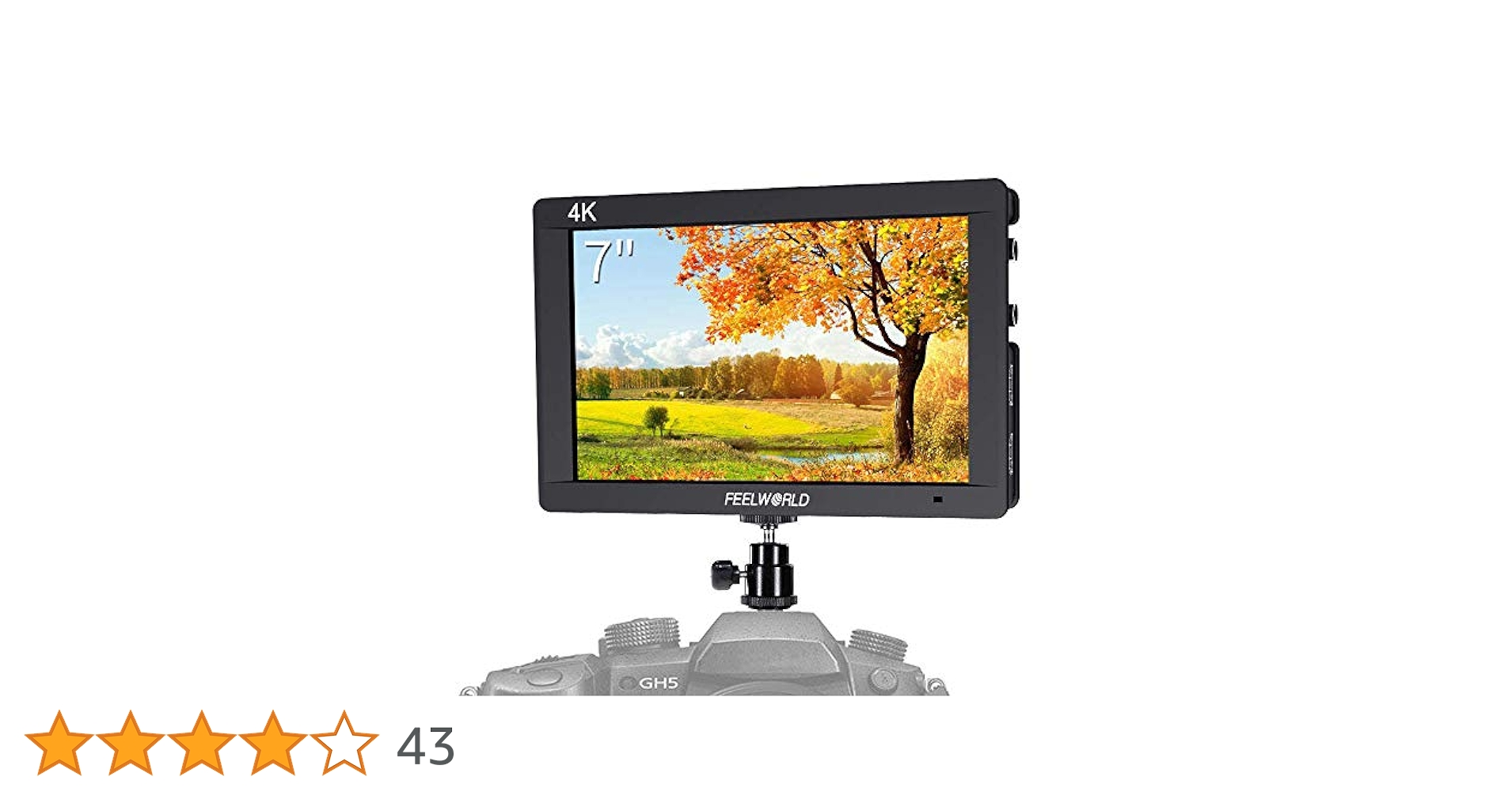 【ケース付】FEELWORLD 4Kモニター FW703 SDI HDMI FEELWORLD FW703 7 インチ DSLR オンカメラ フィールド モニター