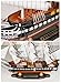 SAILINGSTORY Wooden Model Ship USS Constitution 1/140 Scale Replica Frigate Sailing Warship Model Sailboat Decor