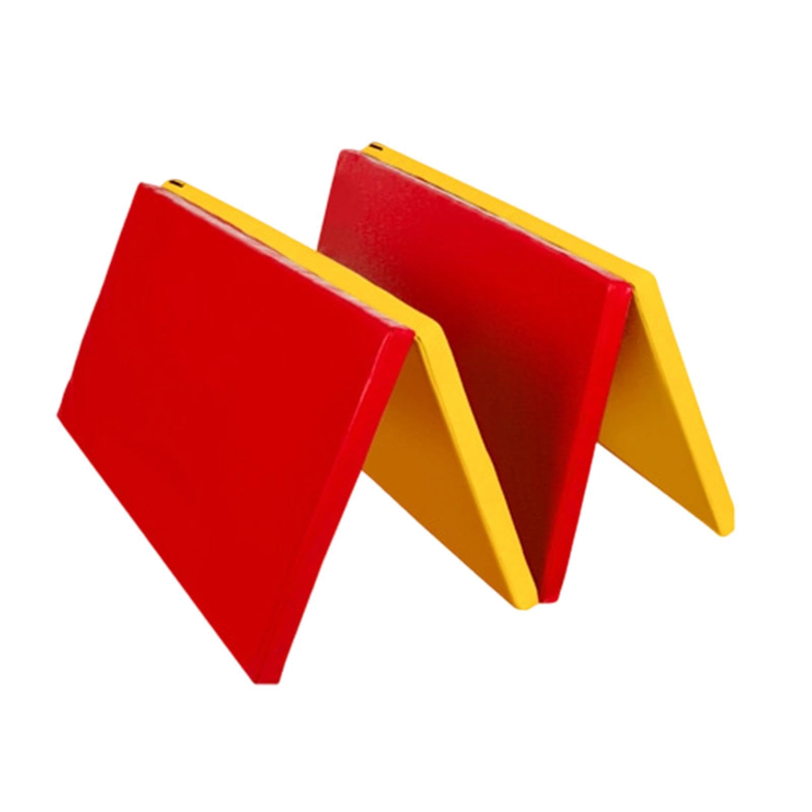 Colchoneta Plegable Reversible 5Cm Roja Y Amarilla