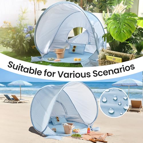 Tiny Land Baby Beach Tent Light Blue