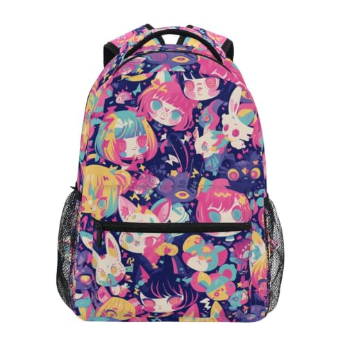 Sac à dos coloré pour l'école et le collège - Le style des étudiants