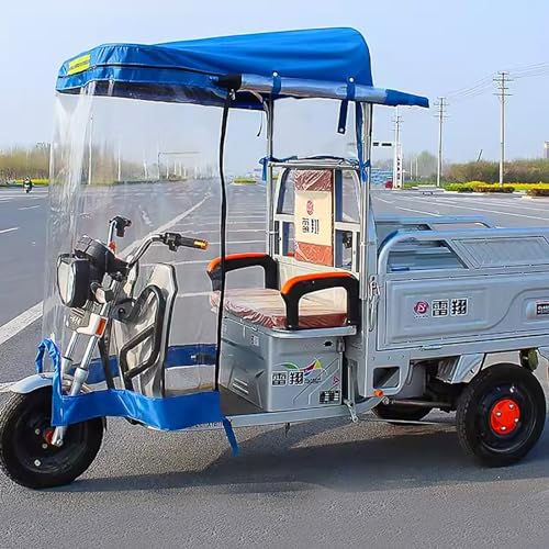 Cubierta de lluvia para scooter de movilidad, toldo reflectante para almacenamiento al aire libre, protección impermeable para triciclos eléctricos y triciclos para adultos