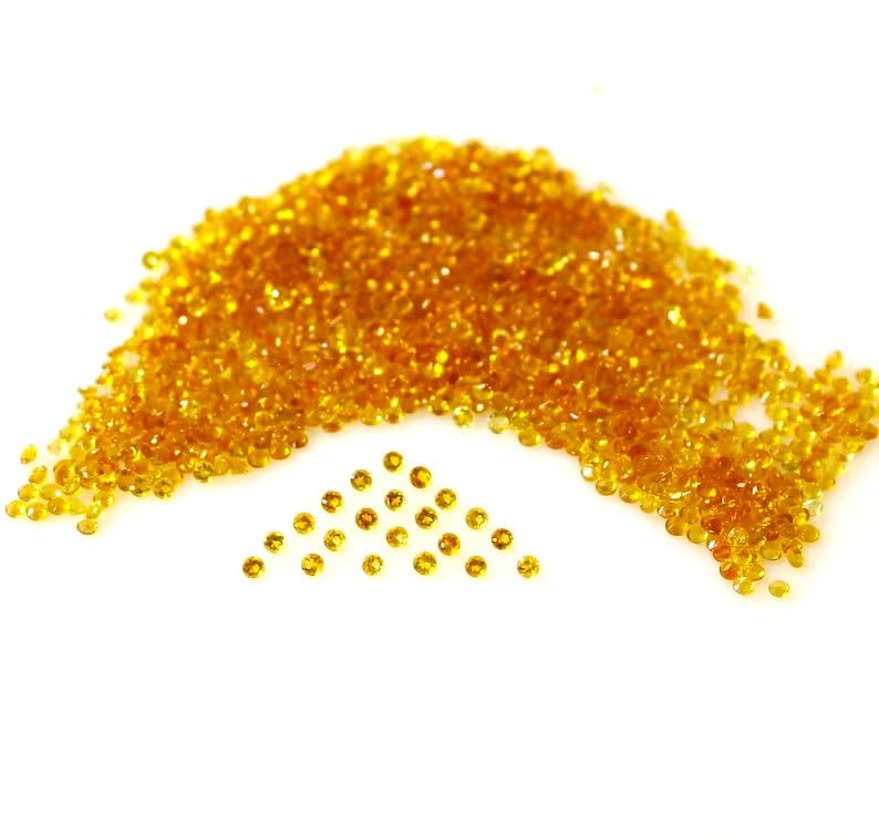 Citrine 2.5mm pour créer vos propres bijoux fins faits main en pierres naturelles