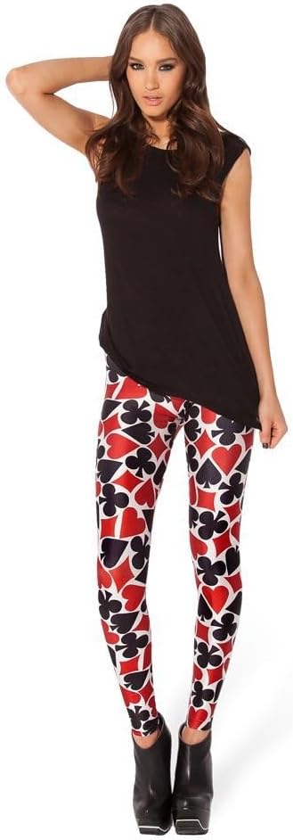 Sister Amy Girl 3D Printed Geometric Figures Ankle Elastic Tights Legging - Image 2