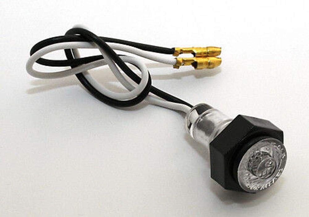 SHIN YO MINI LED-Standlicht, rund, Linsen-Durchmesser 14,8 mm, E-gepr. (Transparent)