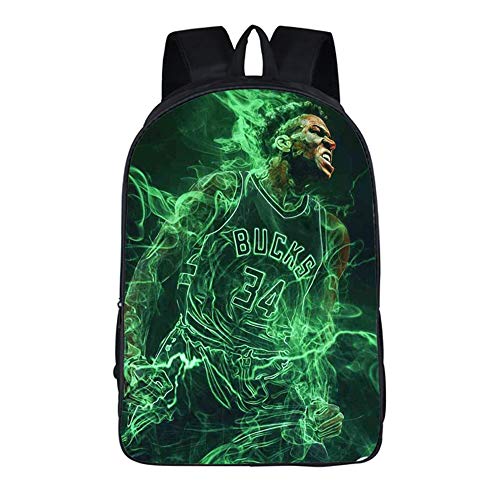 ULIIM Baloncesto The Alphabet para Niños Mochilas para Estudiantes De Viaje Regreso