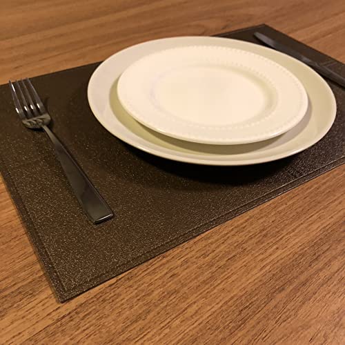 Kit Jogo Americano 6 Pçs - Ofertas (Marrom)