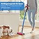 Verlängerungsrohr Kompatibel für Dyson V7 V8 V10 V11 V15, Dyson Teleskoprohr mit 2 Stück V7 V8 Filter für Dyson, Starre Verlängerung Saugrohr für Dyson V11 mit 2-in-1 Sauber Bürsten, Blau
