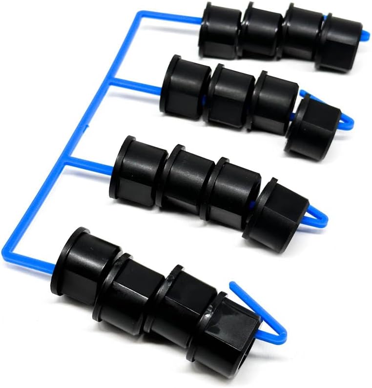 Concept2 Sweep Oarlock Bushings Set for 9/16 inch Rigger Pin, 1 to 7 Degrees, 390 Black