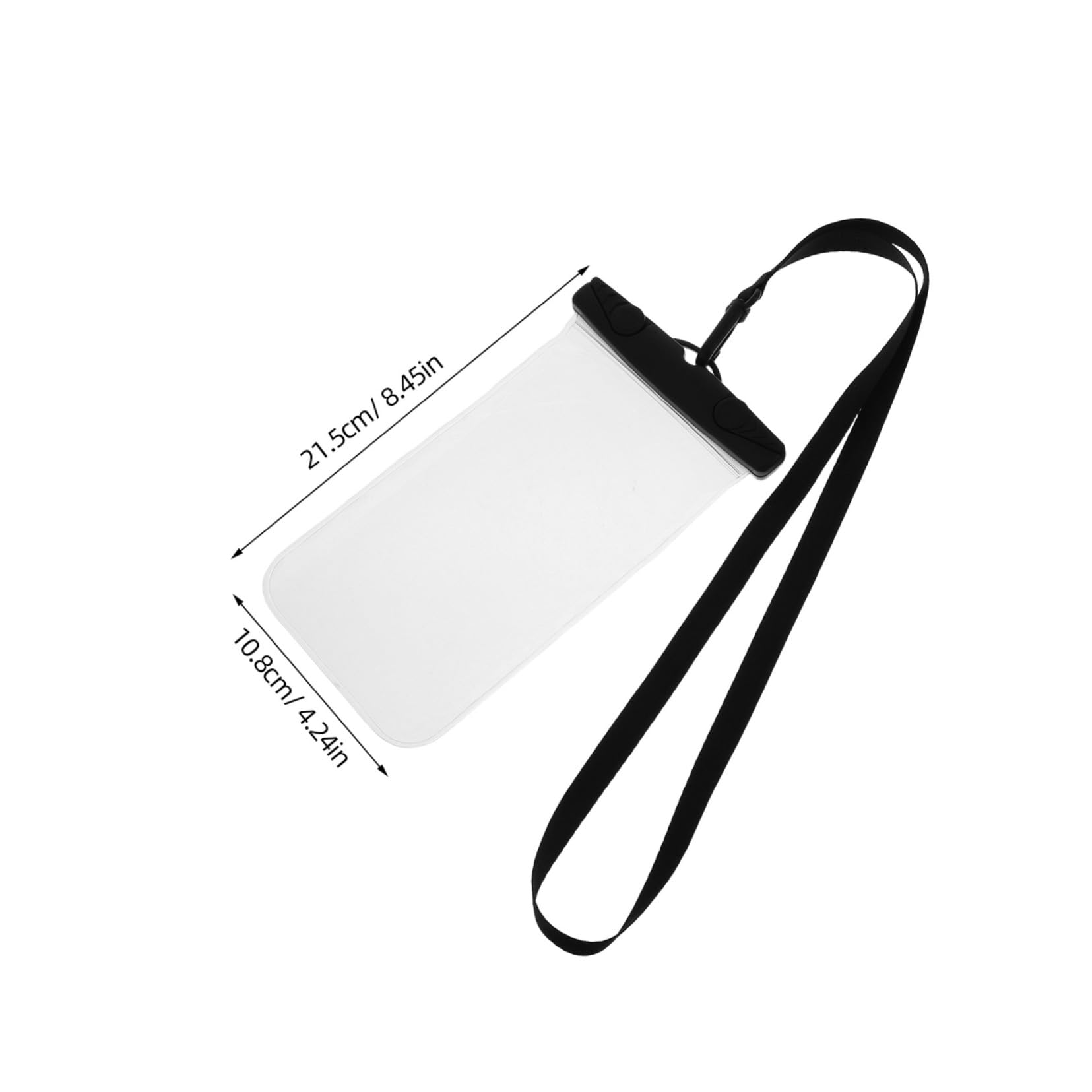 LIFKICH Phone Pouch Touchscreen Operable Case for Beach Swimming Kayaking to Cell Phones Water Black