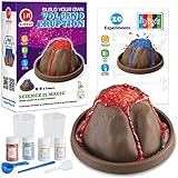 STEM-Spielzeug: Für dieses Vulkan-Experimente Kit wählen wir sorgfältig giftfreie Materialien aus - Alles was Sie brauchen zum Erstellen eines simulierten Vulkans ist dabei. Tolle wissenschaftliche Experimente für Kinder ab 5-8, 9-12.