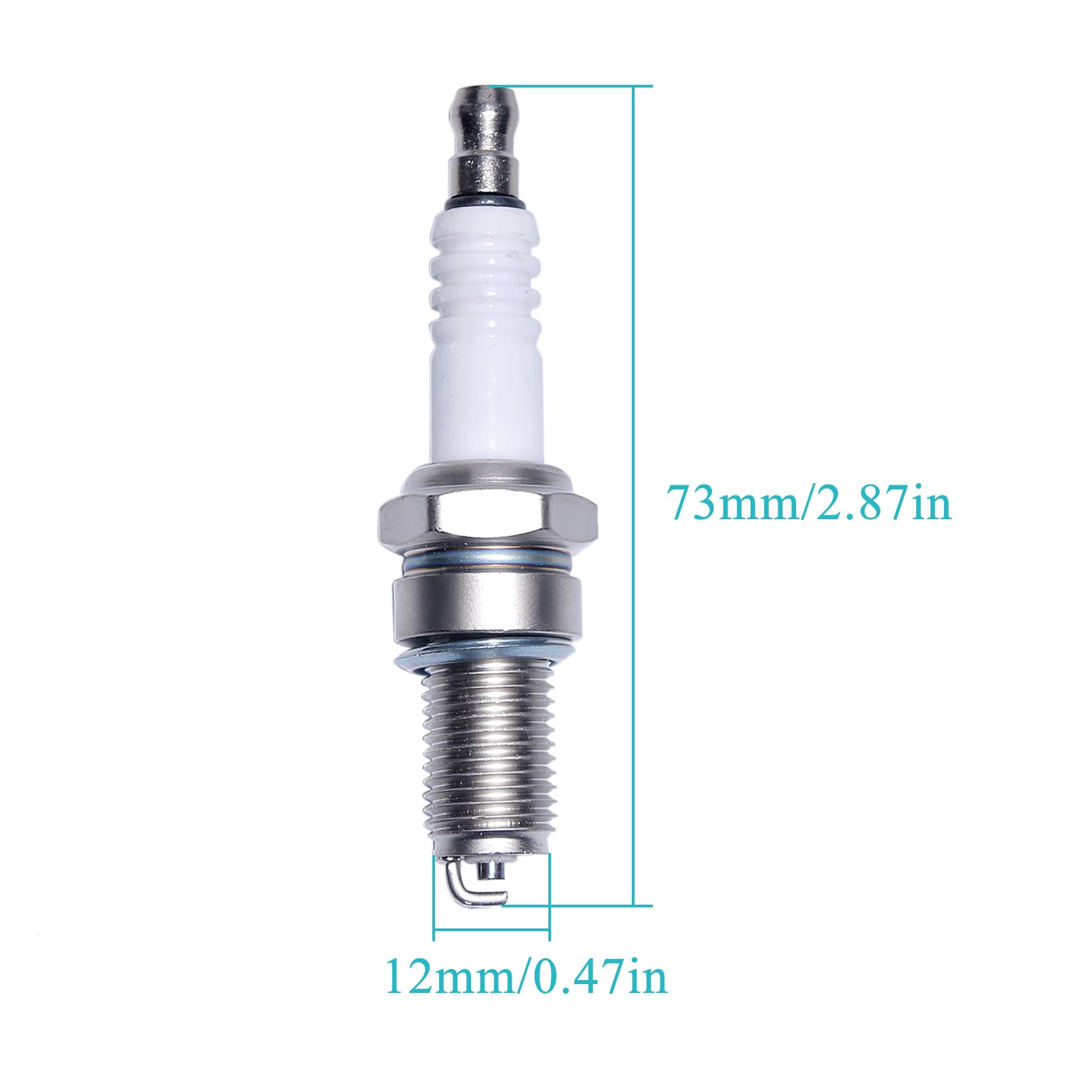 Lot De 4 Bougies D'allumage Pour Moteurs Kohler XT675, XT650, XT149, Etc. - Compatible 14 132 11-S