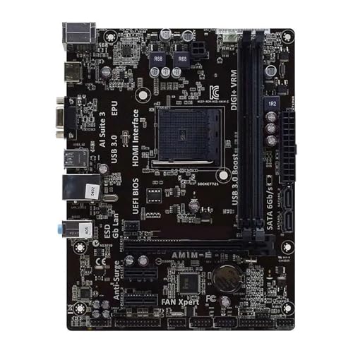 Carte mère AMD AM1 compatible ASUS AM1M-E Micro ATX DDR3 pour pc bureautique pas cher