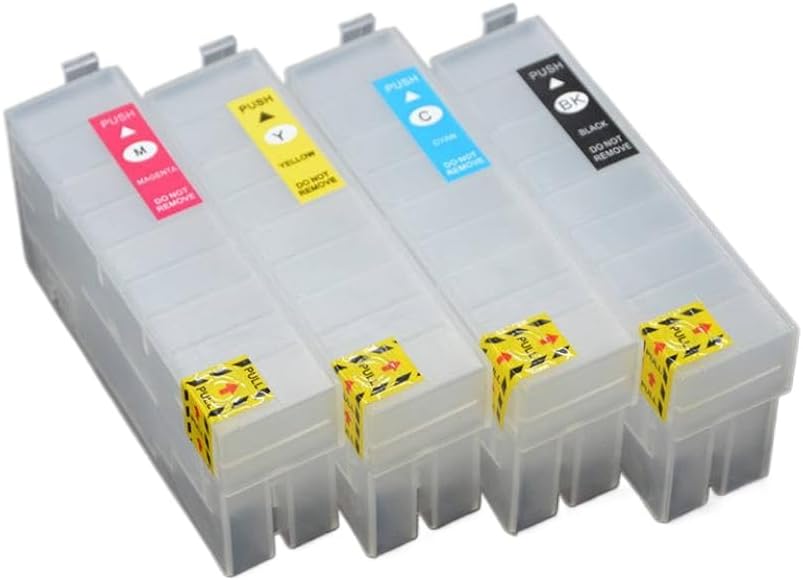Refillable 50ML Ink Cartridge Set for Compatible T2100 T3100 T5100 T2170 T3170 T5170 T3170M T5170M T3100N T5100N in 4 Colors No Chip