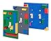 Classic Light Switch Baseplate Covers by Strictly Briks | Building Bricks Base Plates | Compatible with All Major Brands | Unique for Bedrooms & Play Rooms | 3 Pack | 2 Single Switch & 1 Double Switch