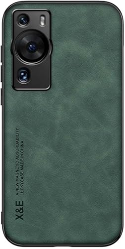 Miniatura 11 de Silklike Funda Para Huawei P60 Pro - Cubierta De Parachoques Placa De Metal Incorporada Para Huawei P60 Pro - Azul