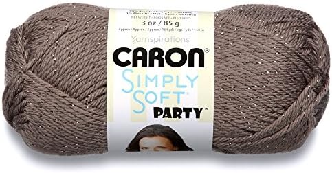 Caron Simply Soft Party Yarn 85g - Purple Sparkle