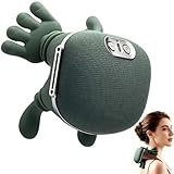 Masajeador de Cuello con Función de Calor, 3 Niveles de Intensidad Ajustables, Masaje Real con Manos Biónicas, Masajeador...