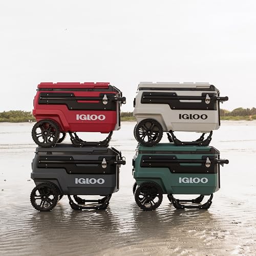 Igloo Trailmate Journey 70 Qt Roller Cooler, Carbonite - image 8