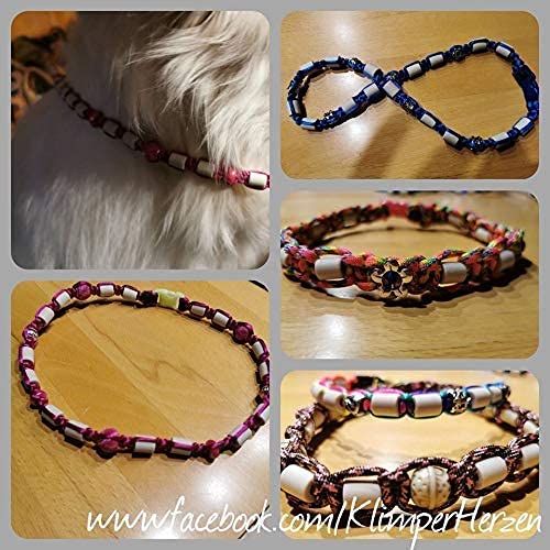 Halsband, EM-Keramik, Schutz gegen Zecken, neu Handarbeit, Hund