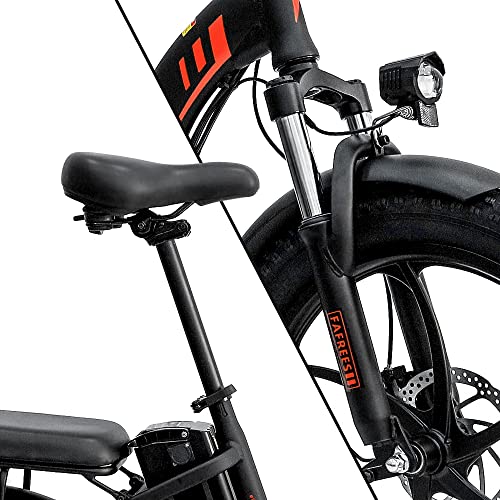 Fafrees Official Electric Bike for Adults,130KM Range, UK Legal Folding E-Bike 250W, 36V 16AH Removable Battery, 7-Speed, 20 inch City & Mountain Electric Bicycle,Lightweight & Portable - Image 6