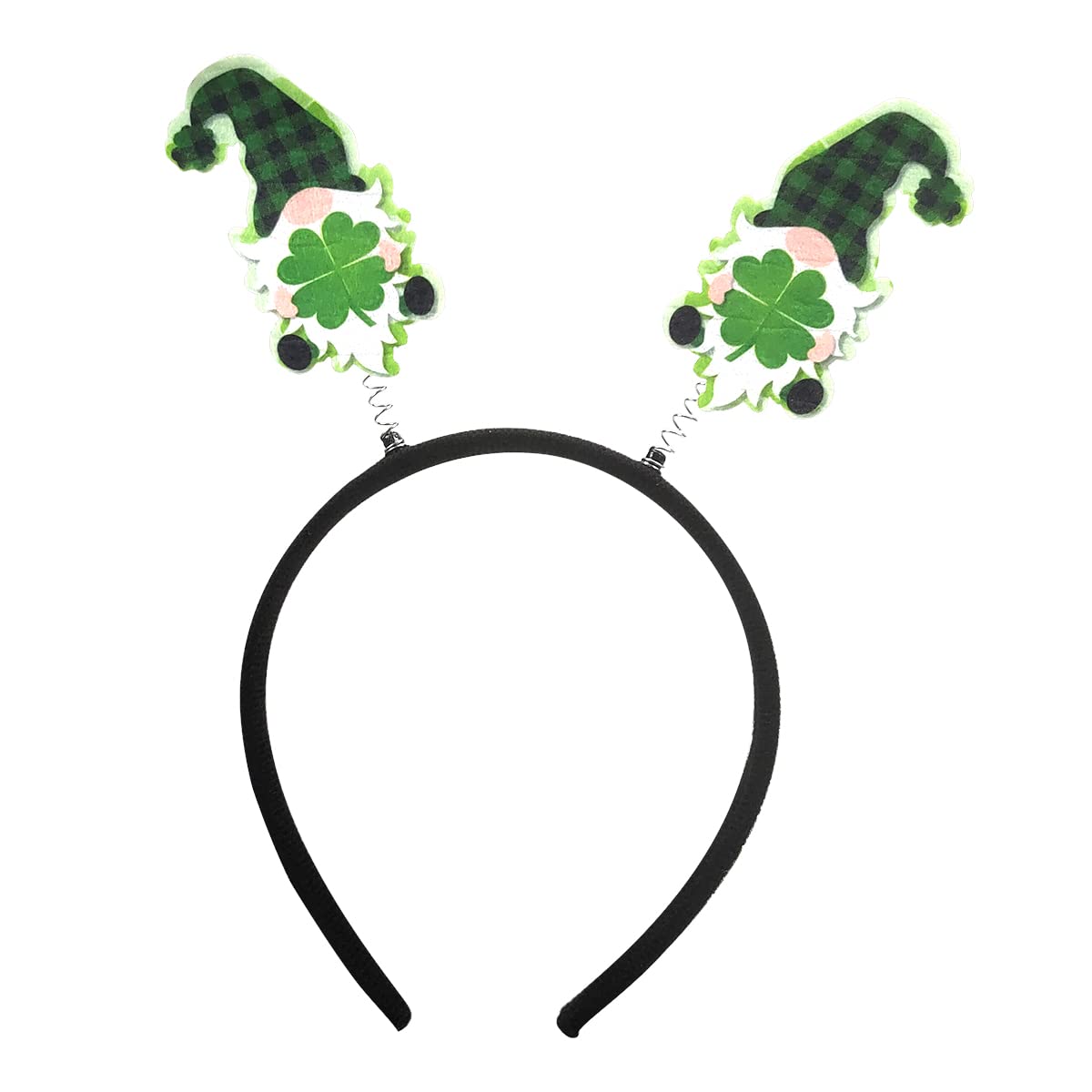 TOOBITSt Patrick's Day Headband Green Cartoon Hair Bands Lucky Cartoon St Patrick's Day Headband for Women Girl Parade Hair Accessories Decoration Party Supplies