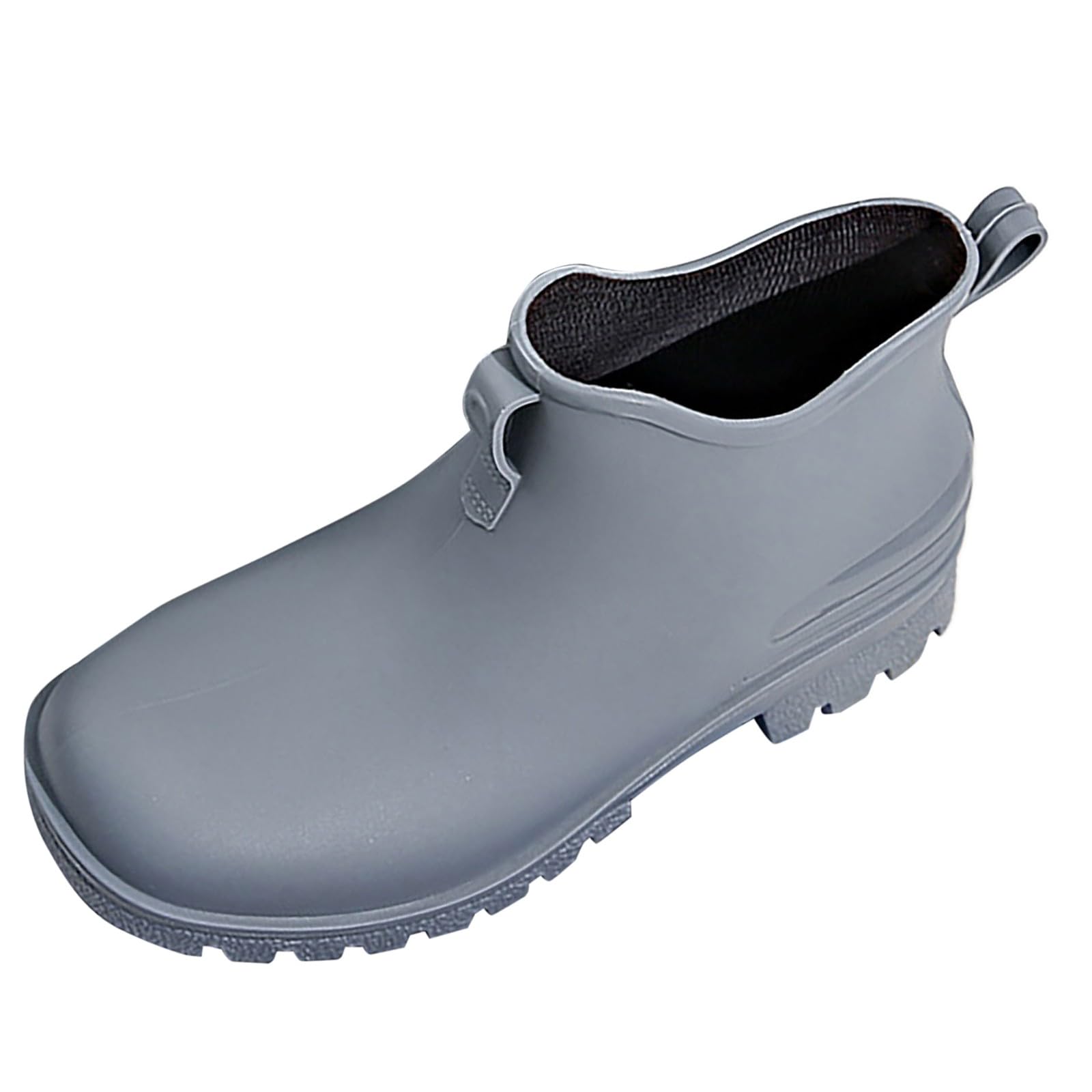 Barfuß Gummistiefel Damen Atmungsaktiv Rutschfeste Hiking Boots Sommerstiefel Bequem Halbhoch Galoschen Wasserdicht Unisex Gummistiefeletten Reitstiefel