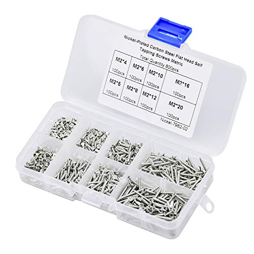 800 Pezzi Viti Autofilettanti M2 Set Viiti Legno